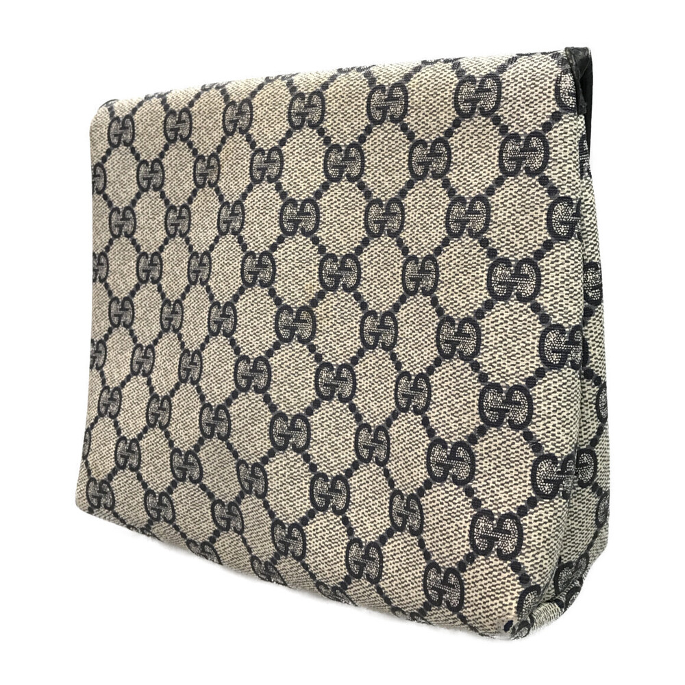 Gucci Monogram clutch beige GG canvas bag Pouch blue